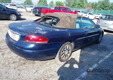 2005 Chrysler Sebring Limited z USA, uszkodzony, nr VIN 1C3EL65R65N640641